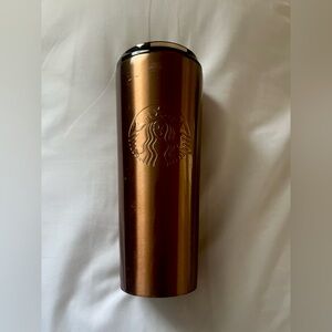 Starbucks 16oz Copper Shimmer Stainless Steel Travel Tumbler